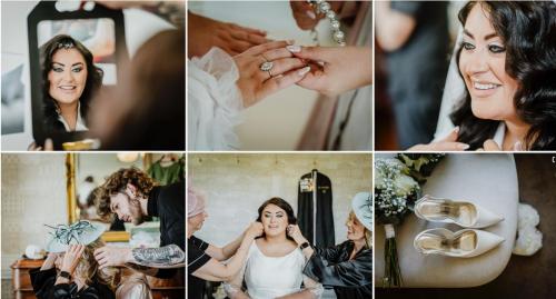 wedding photos at the Magheramorne estate