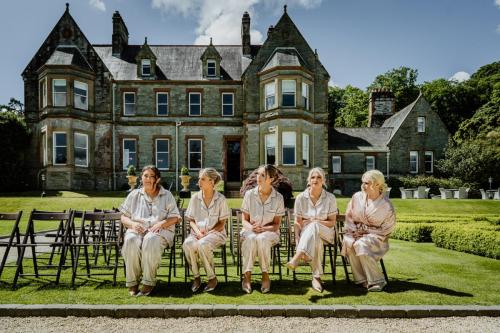wedding photos at the Magheramorne estate