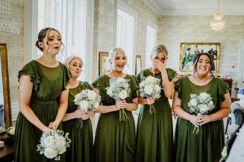 wedding photos at the Magheramorne estate