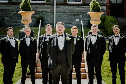 wedding photos at the Magheramorne estate
