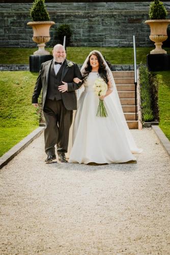 wedding photos at the Magheramorne estate